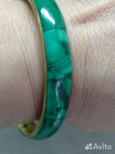 Браслет из малахита