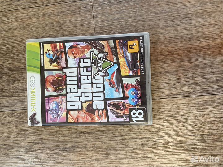 Диски на xbox 360 gta 5
