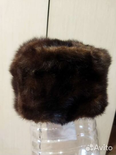 Норковая шапка мужская