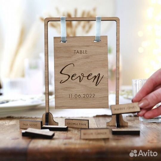 Свадебный столовый декор