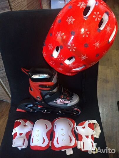 Роликовые коньки детские раздвижные