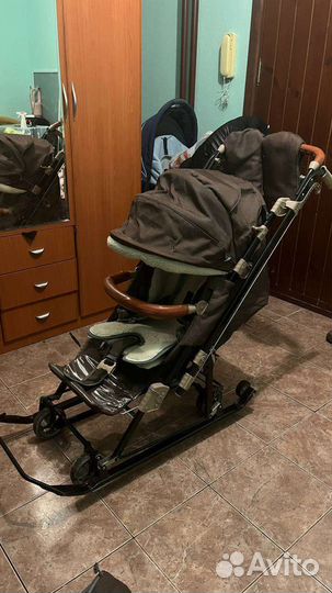 Санки коляска nika 7 8