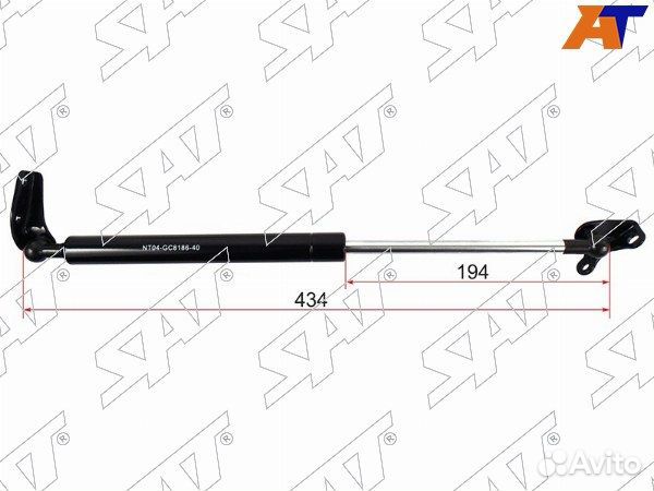 Амортизатор крышки багажника honda jazz