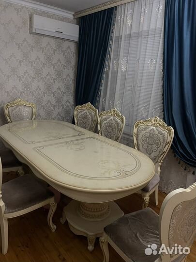 Стол со стульями бу