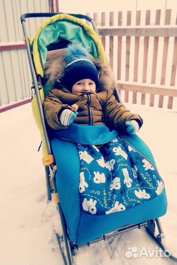 Коляска санки