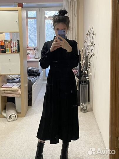 Макси платье А-силуэта Monki xs