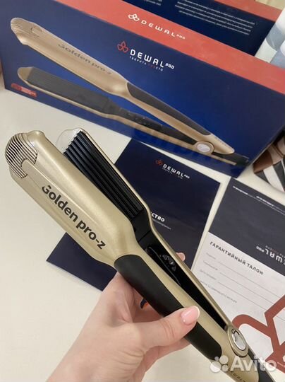Щипцы Гофре dewal golden pro z
