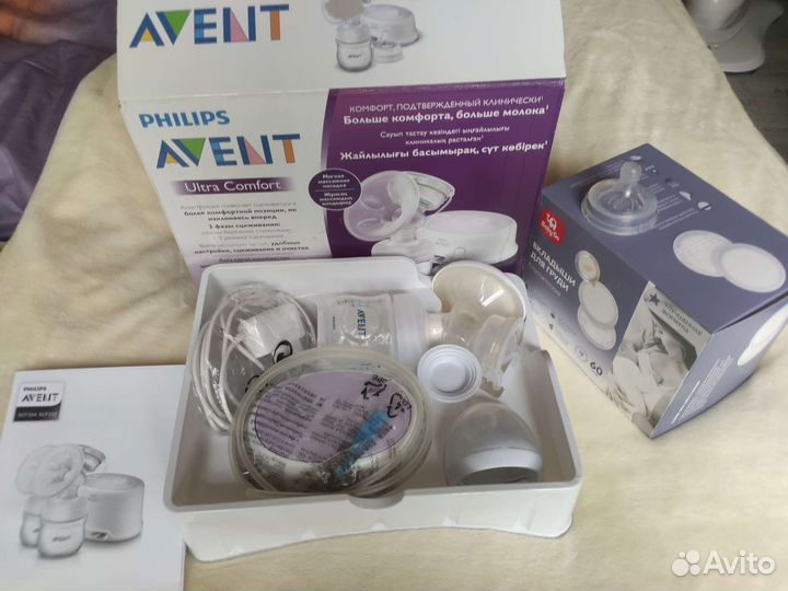 Молокоотсос philips avent электрический