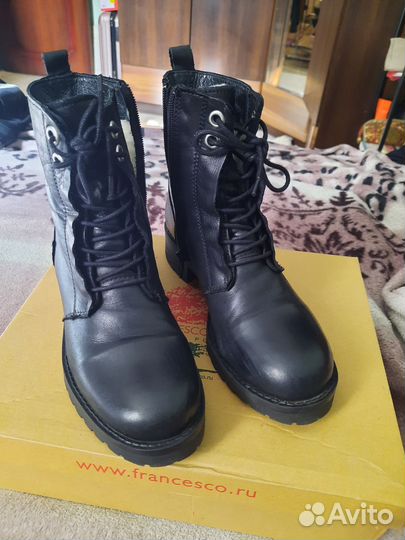 Ботинки женские 36 размер натуральная кожа