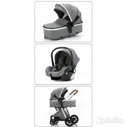 Коляска 3в1 с автолюлькой Luxmom V9 new