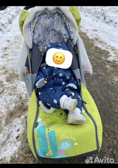 Коляска санки nika