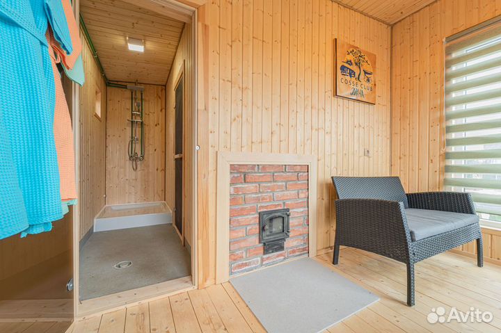 Беседка и(или) баня на дровах с домиком Аренда