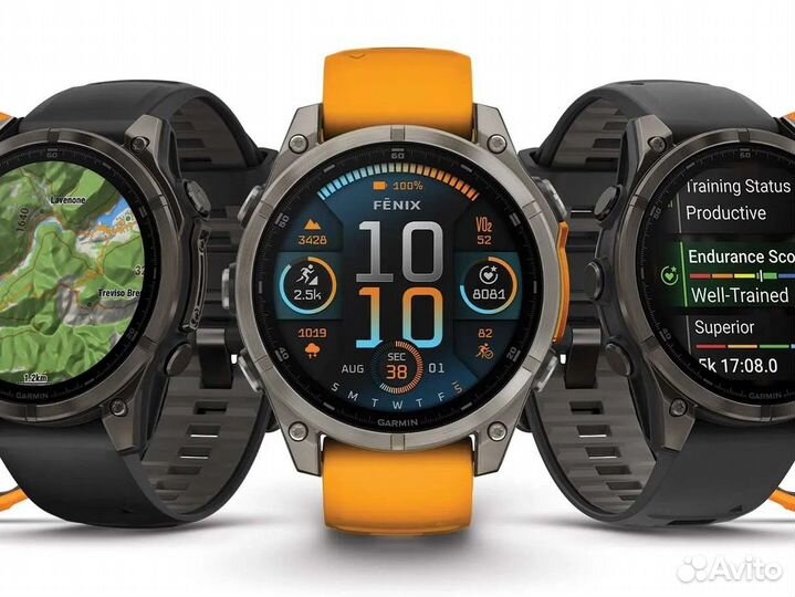 Garmin Fenix 8 51mm amoled Sapphire Titanium