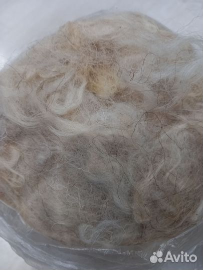 Собачья шерсть пух