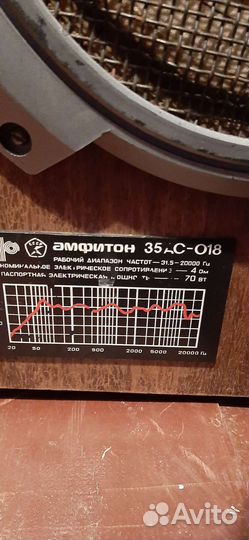 Колонки Амфитон 35ас 018