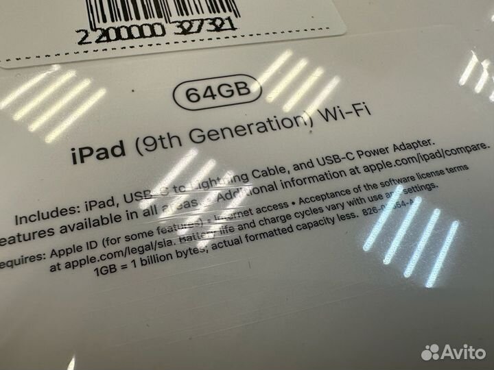 New Apple iPad 2021 10.2 64Gb Wi-Fi Space Gray