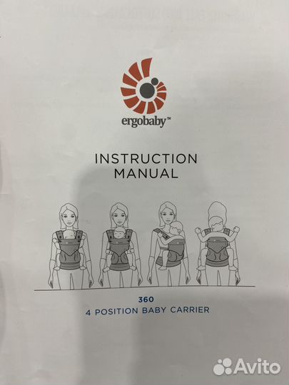 Эргорюкзак ergobaby 360