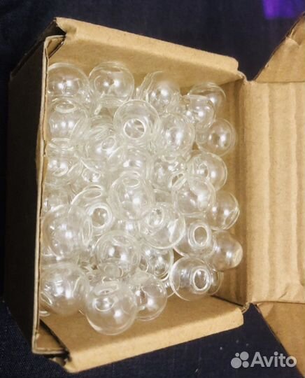 Стеклянные шарики 100 штук