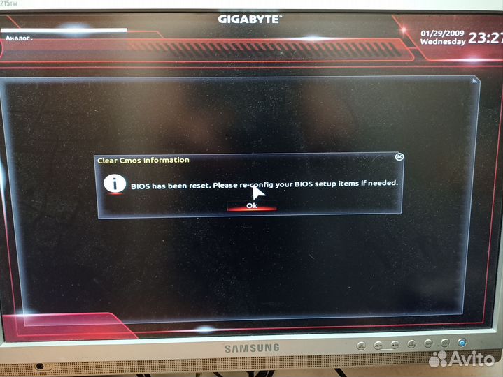 Нерабочая Gigabyte H110 D3A