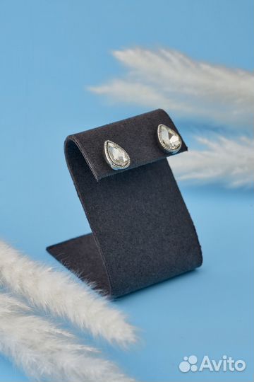 Винтажные клипсы капля. США. К21. А