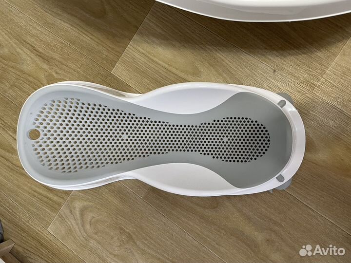 Ванночка для купания с горкой+сиденье для купания