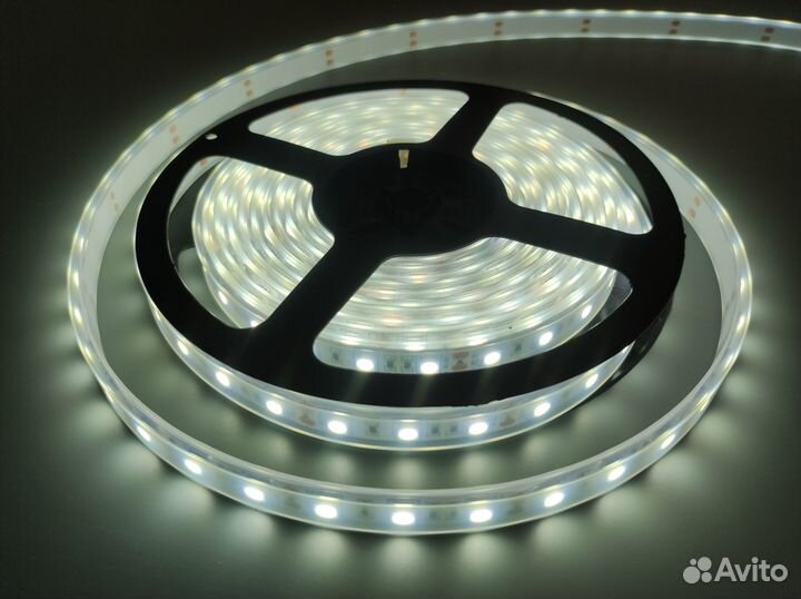 Светодиодная лента 60smd5050 12V Белый ip67