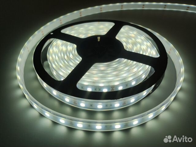 Светодиодная лента 60smd5050 12V Белый ip67
