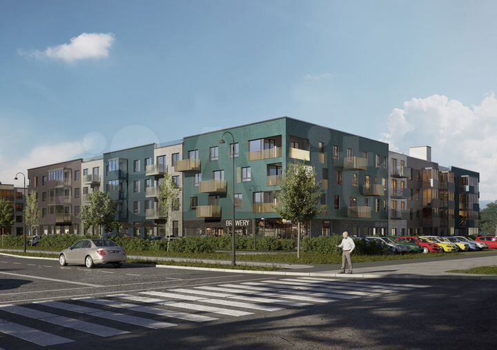 2-к. квартира, 60,7 м², 1/5 эт.