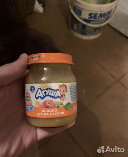 Детское питание пюре фруктовое