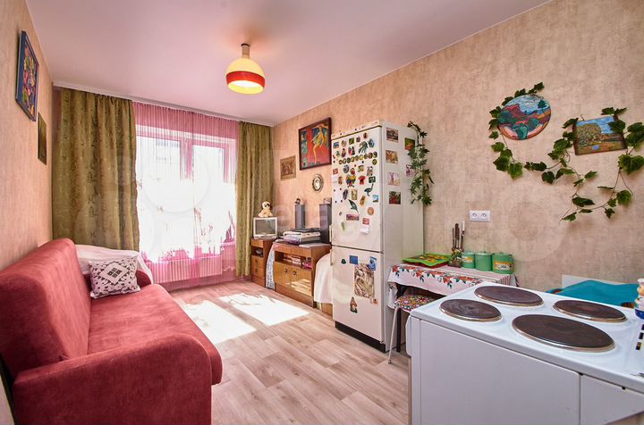 Апартаменты-студия, 17,1 м², 1/2 эт.