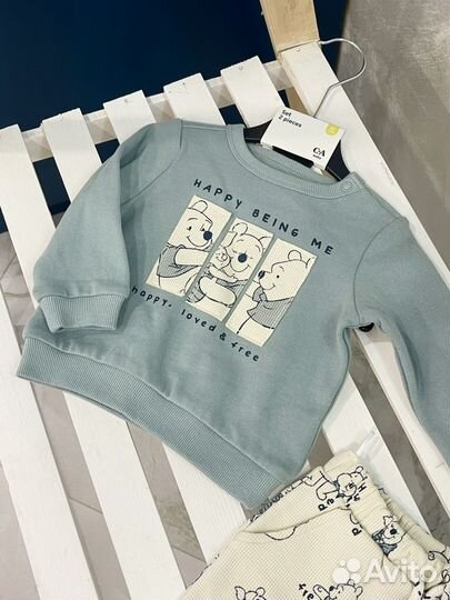 Костюм на мальчика 62 толстовка штаны комплект