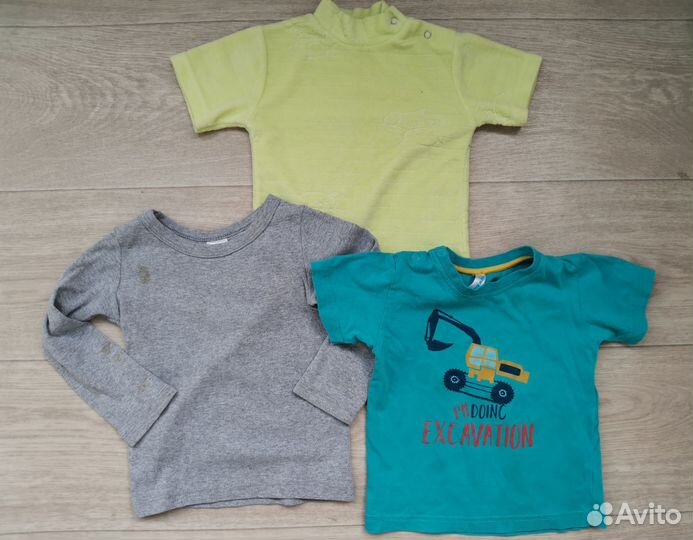 Детские вещи пакетом на мальчика 80 86