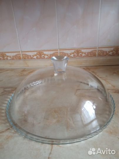 Блюдо стеклянное