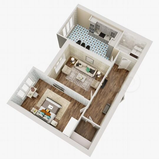 2-к. квартира, 78,4 м², 4/10 эт.