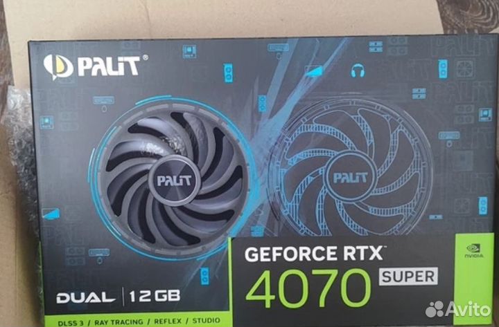 Видеокарта Palit GeForce RTX 4070 super Dual