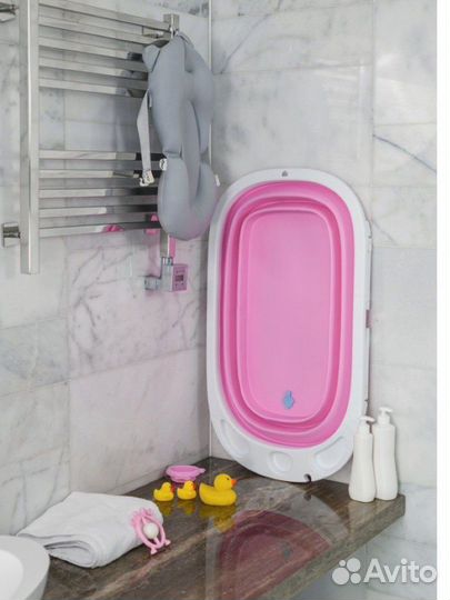 Складная ванночка Miyoumi для новорожденных