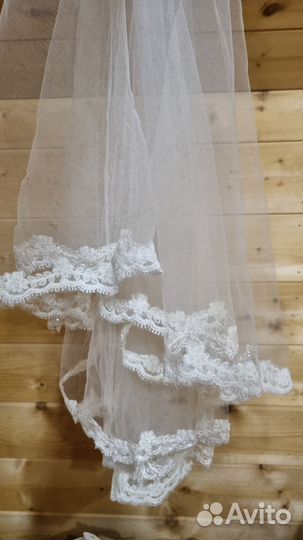 Свадебное платье 48 50 бу