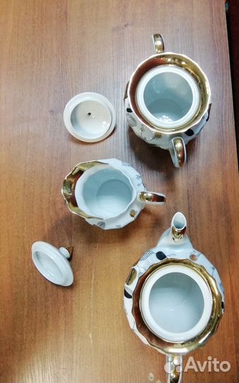 Сервиз чайный Золотая роза Вербилки