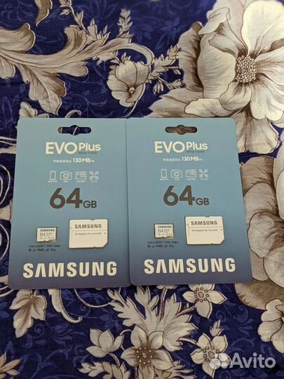 Samsung Evo plus 64 гб