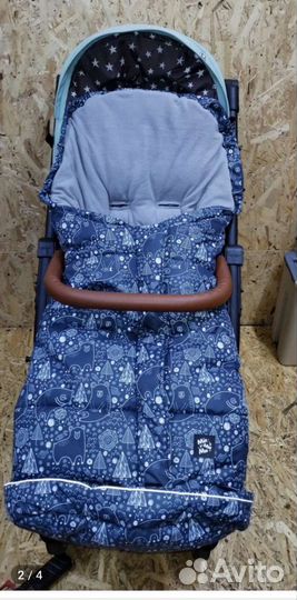 Конверт зимний с рукавицами