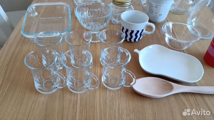 Набор посуды IKEA и pasabahce (цена за всë)