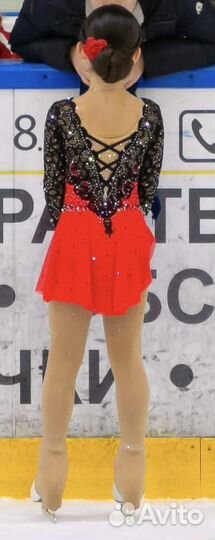 Платье 128-134 для выступлений фигурное катание