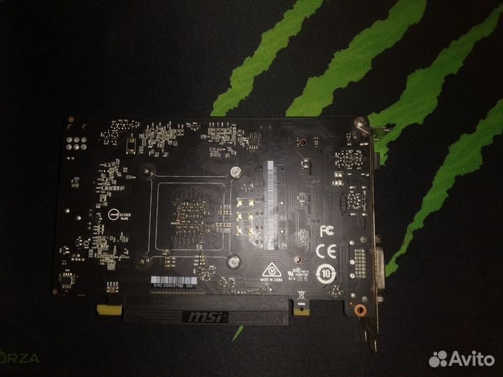 Видеокарта MSI GTX 1050