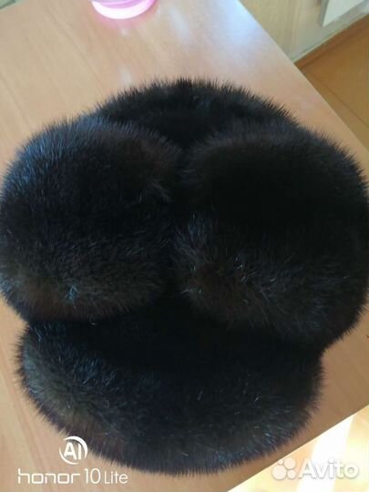 Норковая шапка мужская 56 58