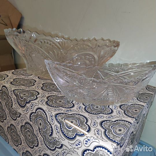 Хрустальные салатники/фруктовницы СССР