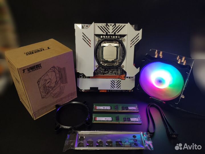 Игровой комплект 12-24 ядер Intel 2680v3 X99 DDR4