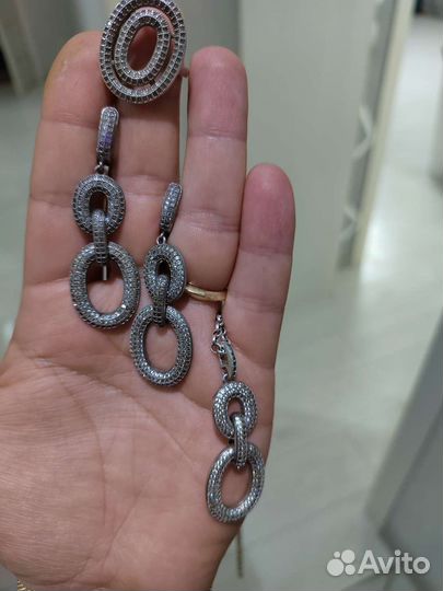 Серебряные серьги