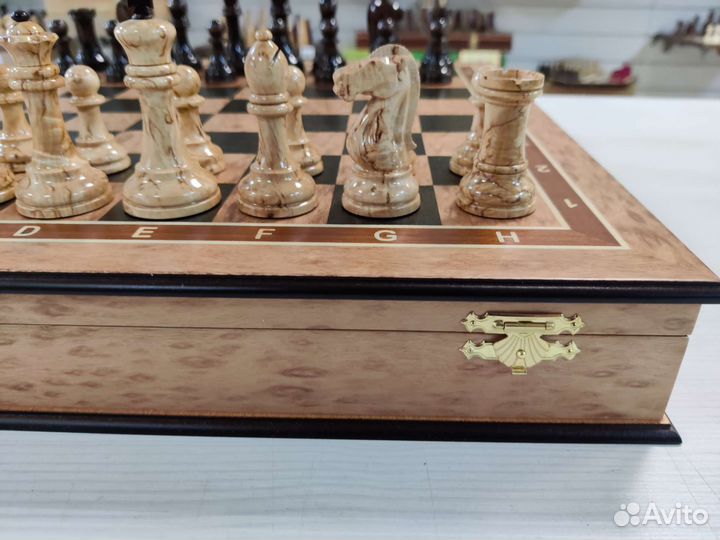 Шахматы карельская берёза эвкалипт