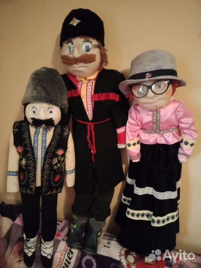Куклы ручной работы в народных костюмах