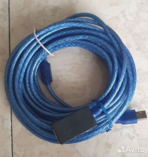 Кабель usb-usb 10метров юсб